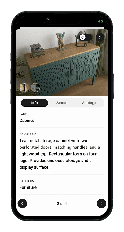 Receive an inventory in Mono